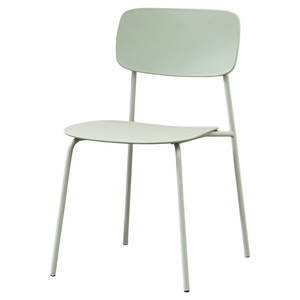 Chaise <span class=keywords><strong>de</strong></span> salle à manger moderne <span class=keywords><strong>de</strong></span> style nordique pour adultes, pliable, en plastique épais avec dossier, pour la maison, l'hôtel, la villa, chaise en plastique PP - Product Image 1