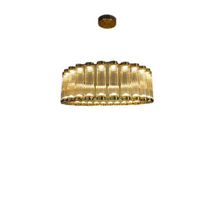Modern Gold Chandelier Round <b>LED</b> Pendant <b>Light</b> For Living Room Dining Room Luxury Interior Lighting - Product Image 5