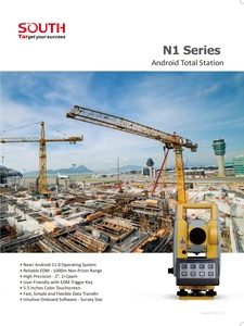 Estación Total South N1 IP67 con Aumento de 30x, Instrumento de Topografía y Cartografía de Ingeniería para Movimiento de Tierras sin Prisma - Product Image 4