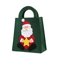 Sac en feutre de Noël très populaire pour la Saint-Nuisette, sac cadeau créatif pour bonbons et pommes