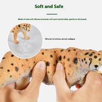 Grand modèle d'animal artificiel en plastique souple Ornements de ferme sauvage Jouet pour enfants Science Education Vinyle Statique Solide Frozen JQ