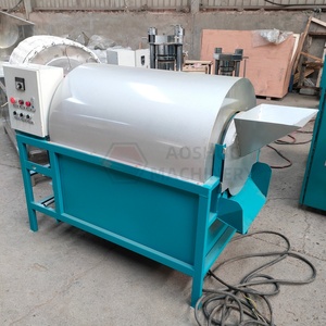 Machine à rôtir chauffée à la biomasse 100 <span class=keywords><strong>kg</strong></span>/h Équipement de rôtissage rotatif pour le maïs et le blé - Product Image 3