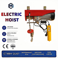 Pengangkat Listrik Mini Pa990 Perakitan Cepat 110V 220V Kontrol Jarak Jauh Nirkabel IP54 Anti Karat untuk Derek Bengkel Pengangkatan Gudang