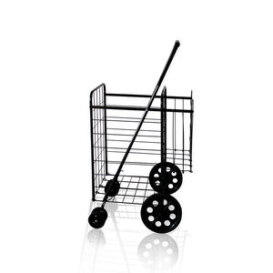 Poussette pliable de supermarché à 4 roues personnalisable Chariot à provisions Chariot à main avec panier Chariots à provisions pliables - Product Image 6