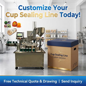 Machine <span class=keywords><strong>de</strong></span> remplissage et <span class=keywords><strong>de</strong></span> scellage rotative pour crème et beurre <span class=keywords><strong>de</strong></span> cacahuète, équipement d'emballage automatique pour yaourt, gelée et sauce. - Product Image 1