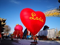 Ballon à air chaud gonflable de 8 m pour événements extérieurs, fêtes, promotions, avec souffleur, modèle Air Dancer, expédié par mer