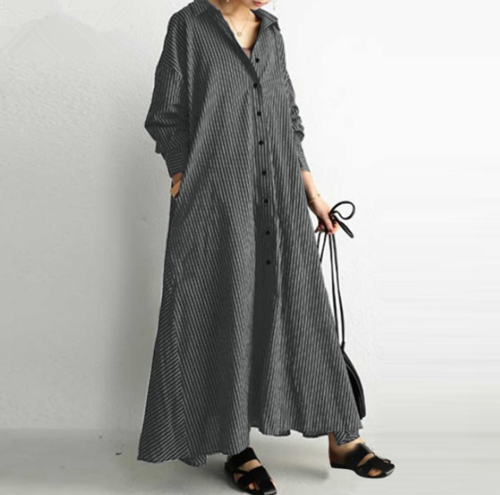 chinese dress ladies Women's Casual Dress Loose Chiffon Print Party Dress Clothing Mid-leng –  Elegant Fashion Styles