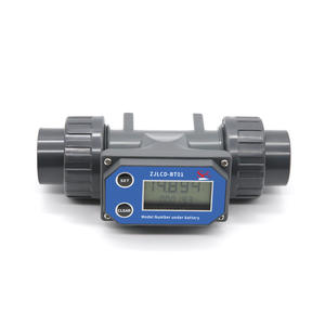 Medidor de Flujo de Agua ZJPVC-BT01-DN40, Diámetro 50mm, Contador de Acumulación Total, Medidor de Agua 50-750L/GAL con Pantalla LCD - Product Image 2