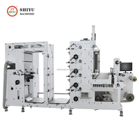 Machine d'impression d'étiquettes flexo autocollantes 1-5 couleurs rouleau à rouleau imprimante flexographique découpée à l'emporte-pièce pour étiquettes