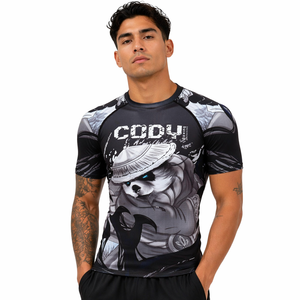 Wholesale 3D Printed Superhero Modal <strong>T</strong>-<strong>Shirts</strong> <strong>Men's</strong> Spiderman Compression Rash Guard Breathable Anti-Wrinkle Features Logo - Product Image 1
