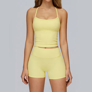 Hochunterstützender Yoga-BH mit überkreuzten Trägern, atmungsaktives Fitness-Sport-<span class=keywords><strong>Top</strong></span> für Damen, Yoga-Sport-BH, Fitness-Yoga-Set - Product Image 2