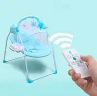 Aligan-Baby Elektrische Zuigeling Swingende Stoel Met Intelligente Muziek Trillingen Afstandsbediening Draagbare Hanger Cradle Baby Bouncer