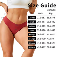 Vente en gros d'usine, livraison directe, culotte menstruelle absorbante anti-fuite pour femmes, 4 couches, pour les règles, teinte unie, usage quotidien