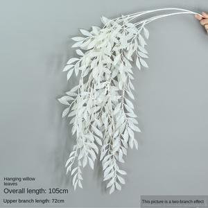 Handmade hoa trắng mô phỏng đám cưới Auditorium trần trang trí hoa giả với đám cưới màu trắng lá cho tường sử dụng - Product Image 5