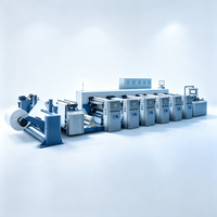 Machine d'impression flexographique automatique haute vitesse 8 couleurs pour papier, nouvelle imprimante d'étiquettes/cartes certifiée CE, 150 m/min