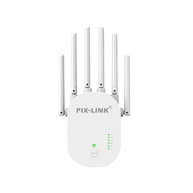 PIX-LINK WR60T 300Mbps Repeater 6 Antennas Home WIFI Extender Supports 5G AP Function Biggest Promotion