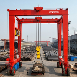Grue à portique mobile électrique sur pneus en caoutchouc de 20 tonnes et 30 tonnes pour la manutention de conteneurs portuaires - Product Image 6