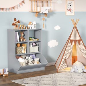 Étagères murales modernes en bois massif pour salon, chambre à coucher, bibliothèque, bibliothèque à 5 compartiments, bibliothèque multifonctionnelle en bois, armoire de <span class=keywords><strong>rangement</strong></span> pour jouets - Product Image 4