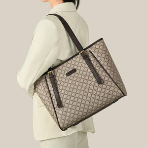 Flower Design Printing Custom logo High Quality Waterproof PU Tote Bag Hand Bags Ladies Women <strong>Handbag</strong> - Product Image 2