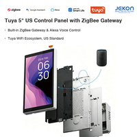 Tuya 5 US Akıllı Kontrol Paneli, Zigbee Hub Sesli Kontrol ve Akıllı Sahne Otomasyonu ile