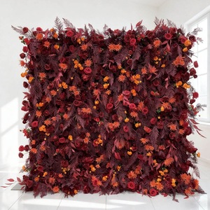 Best Selling Floral <b>Wall</b> Backdrop Artificial <b>Flower</b> <b>Wall</b> For Wedding And Valentine's Day - Product Image 2