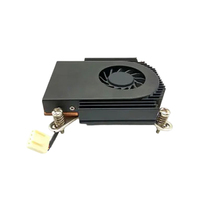 Ultra Thin 21mm CPU Cooler LGA1700 1200 115X Side Flow Blower Fan Heatsink for AIO PC HTPC Industrial Computer Low Profile