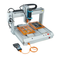 Nouvelle machine de distribution automatique en silicone YS, colle UV, colle cristalline, compte-gouttes, robot industriel de bureau à trois axes, quatre axes