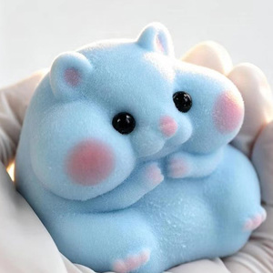 Bulk Cute Hamster Squishy Toys Soft PU Foam Animal Squeeze <b>Fidget</b> Toys Slow Rising Stress Relief Toy School Prize - Product Image 4