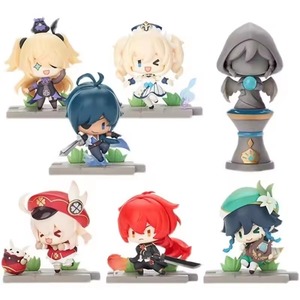 Set de 7 Figuras de Acción de PVC de la Serie <span class=keywords><strong>Genshin</strong></span> <span class=keywords><strong>Impact</strong></span> Liyue Battlefield <span class=keywords><strong>Heroes</strong></span>, Ganyu y Keqing - Product Image 5
