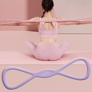 Bandes d'<span class=keywords><strong>exercice</strong></span> en silicone de haute qualité, élastiques, pour la résistance, fitness féminin, étirements, Pilates, entraînement des <span class=keywords><strong>épaule</strong></span>s, <span class=keywords><strong>musculation</strong></span>, salle de sport à domicile - Product Image 1