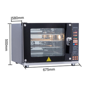 Nuevo <span class=keywords><strong>Horno</strong></span> Eléctrico <span class=keywords><strong>de</strong></span> Convección <span class=keywords><strong>de</strong></span> Cuatro Bandejas 220V, Comercial, <span class=keywords><strong>de</strong></span> Acero Inoxidable, Alta Productividad, con Pantalla LED Automática, para Maíz y Frutos Secos - Product Image 6