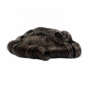 Toupee Inyectado con Base de Piel Súper Delgada, Entrega Rápida, Precio de Fábrica, Color # Tupé para Hombre 320 - Product Image 3