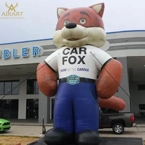 Outdoor decoration Inflatable animal Fox, giant inflatable fox for display