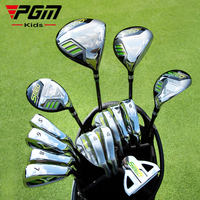 PGM JRTG013 série SEED 3 droitiers enfants Junior garçons en alliage de titane conducteur Clubs de golf ensemble complet avec sac de support de golf