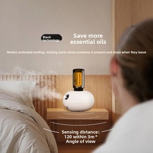 Mini Portable Rechargeable Aroma <b>Diffuser</b> Silent Sensor Home Use Plastic Device Waterless Essential <b>Oil</b> Machine for Pure Aroma - Product Image 5