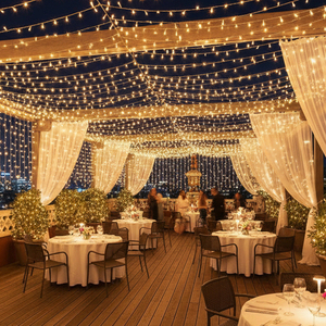 Hot Sale LED <b>Christmas</b> <b>Icicle</b> <b>Light</b> <b>Outdoor</b> Waterproof Party Wedding fairy Curtain <b>Light</b> Street Garden Decorative String <b>Lights</b> - Product Image 6