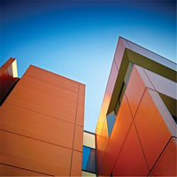 Matériaux de construction panneau Composite d'aluminium décoratif imperméable à l'eau, revêtement de mur extérieur/intérieur