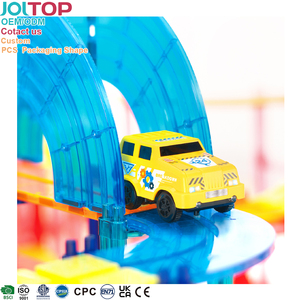 JOJTOP 2024 nueva gran oferta OEM ODM personalizado <span class=keywords><strong>100</strong></span> Uds anillo magnético pista coche y juego de bloques de construcción juguetes educativos para niños - Product Image 4