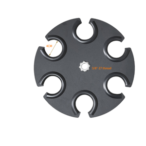 Bandeja de Accesorios para Micrófonos K-301-1B de Instalación Rápida, Puede Contener 6 Micrófonos - Product Image 3