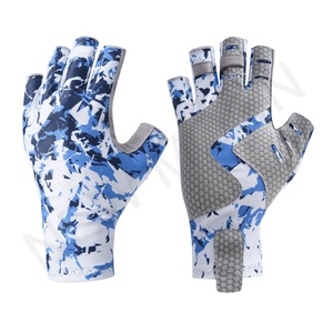 Guantes Profesionales para Pesca al Aire Libre, Guantes de Pesca sin Dedos de Seda de Hielo, Guantes de Pesca con Protección Solar - Product Image 2