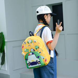 <span class=keywords><strong>Sac</strong></span> à dos pour tout-petits, motif dessin animé, robot de police, imperméable, léger, en tissu Oxford, fermeture éclair, unisexe, pour enfants - Product Image 6
