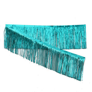 Nouvelle Guirlande Murale Métallique Scintillante à Franges en Aluminium, Accessoire de Fête 30*200cm pour Mardi Gras, Anniversaire, Noël - Product Image 3