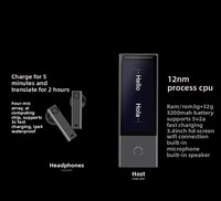 Écouteurs de traduction simultanée en temps réel Timekettle X1, charge Type-C, pour réunions multi-personnes, voix multilingue