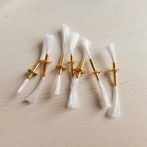 Mèche en métal de petite taille avec support pour lampe à huile, supports de mèche flottants dorés, écologiques - Product Image 4