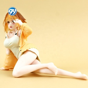Figura de acción de chica sexy hentai de anime manga, Atelier <span class=keywords><strong>Ryza</strong></span> en pose sentada, linda Chibi Ramen Lid Press, juguete de escritorio de PVC de dibujos animados coleccionable - Product Image 4