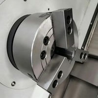 Tour CNC à banc incliné TCK50, portée de coupe 500 mm, commande GSK988T, tourelle 8 positions, machine de tournage robuste, moteur de broche 15 kW, mandrin 8 pouces pour