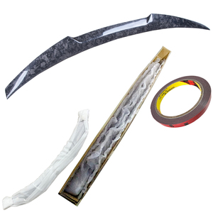 For A5 S5 RS5 B9 4Door Sportback M4 Style Forged Carbon Fiber Rear Spoiler Trunk Wing 2016-2025 - Product Image 6