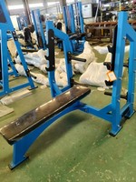 Banc plat multifonctionnel pour usage commercial - Machine d'entraînement de force et d'exercices abdominaux réglable Ydyfit NM0059