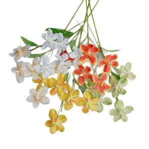 Orchidées artificielles Jinxi Vanda à 5 têtes, fleurs en soie, décoration de mariage et de maison, légères, accessoires de photographie en extérieur - Product Image 1