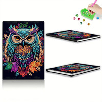 Carnet de notes en cuir souple pour bricolage, peinture d'art diamantée, mosaïque, motif mandala